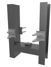 Опора неподвижная лобовая двухупорная Т4.13