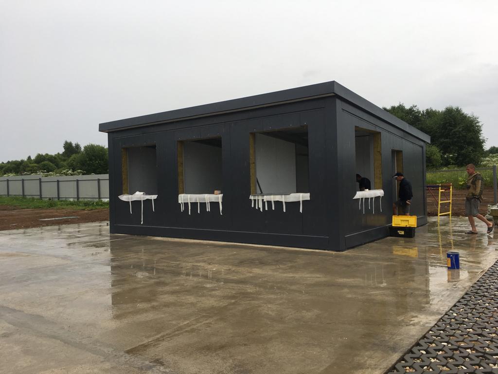 Объект КПП и ангар для техники Фермерское хозяйство «МЕЧТА», пос.Сосенки