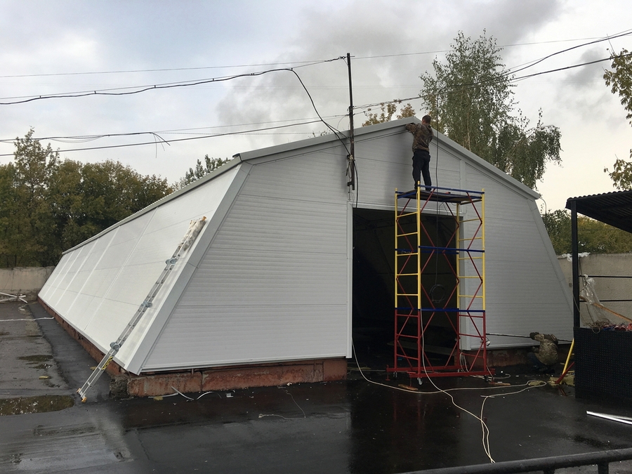 Реконструкция ангара таможенного склада