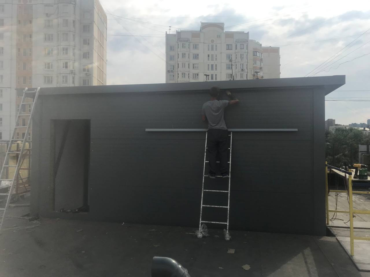 Вентиляционная шахта, офисного центра г. Внуково ул. Центральная